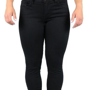 Women's Fran Denim Black Skinny Jeans petite. Size 24. Made in USA 🇺🇸
